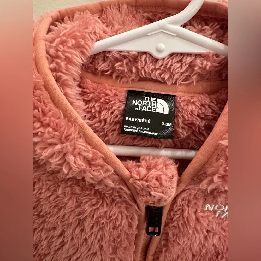 The North Face Baby Bear Full Zip Hooded Coat 0-3M - Picture 6 of 14